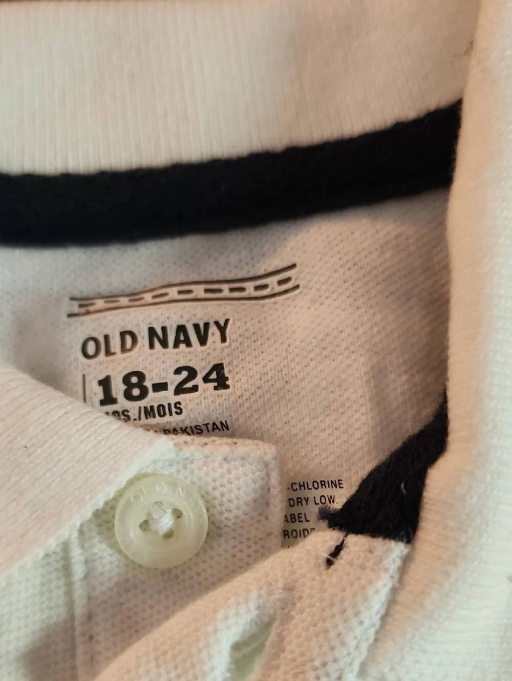 Old Navy White Kids Polo with Purple-Striped Polo & Yellow Graphic Tee Bundle